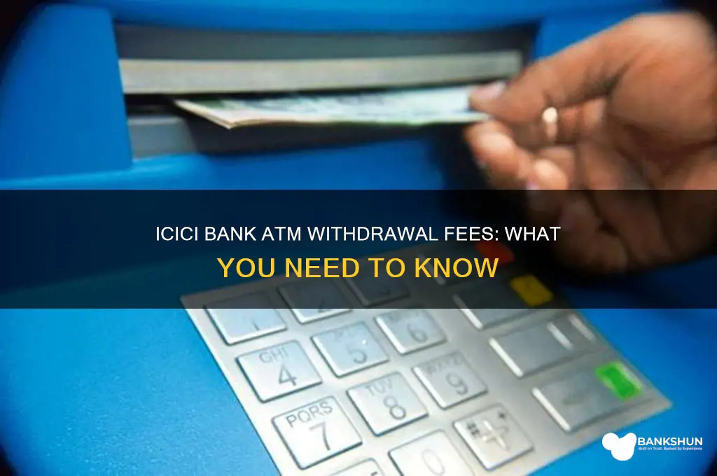 does icici bank charges for atm withdrawal