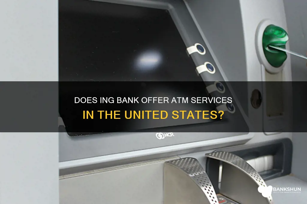 does ing bank have atm in usa
