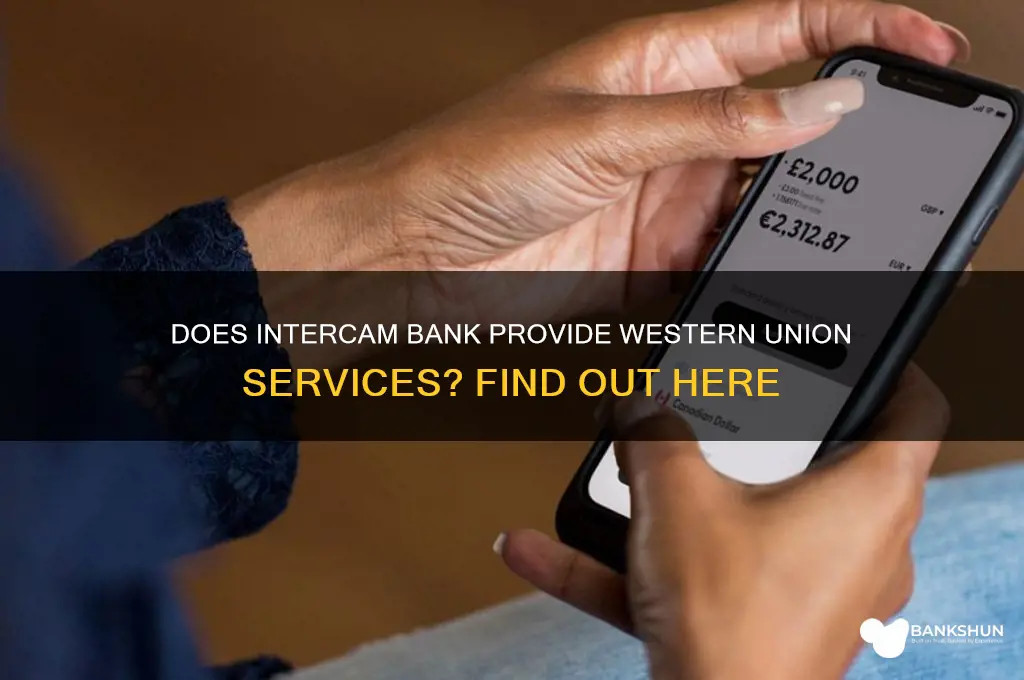 does intercam bank offer western union services
