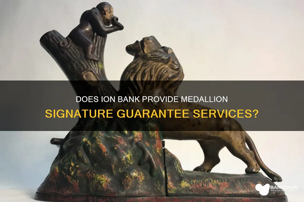does ion bank offer medallion signature guarantee
