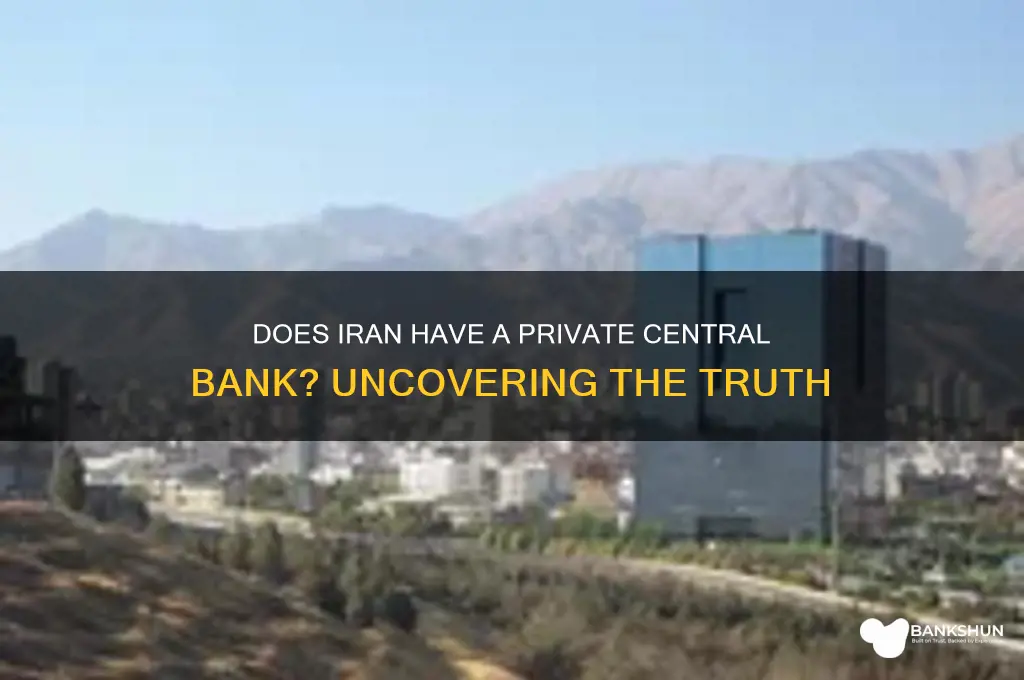 does iran have a private central bank