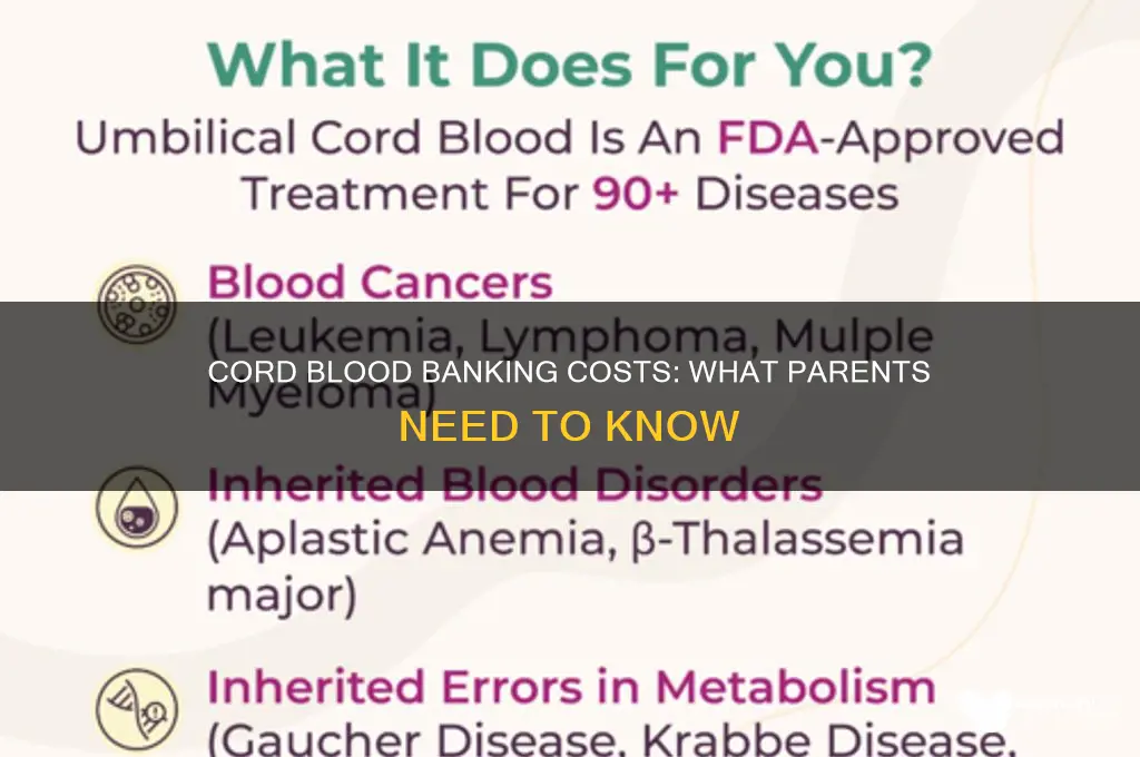 does it cost to bank cord blood