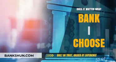 Choosing the Right Bank: Does Your Decision Really Matter?