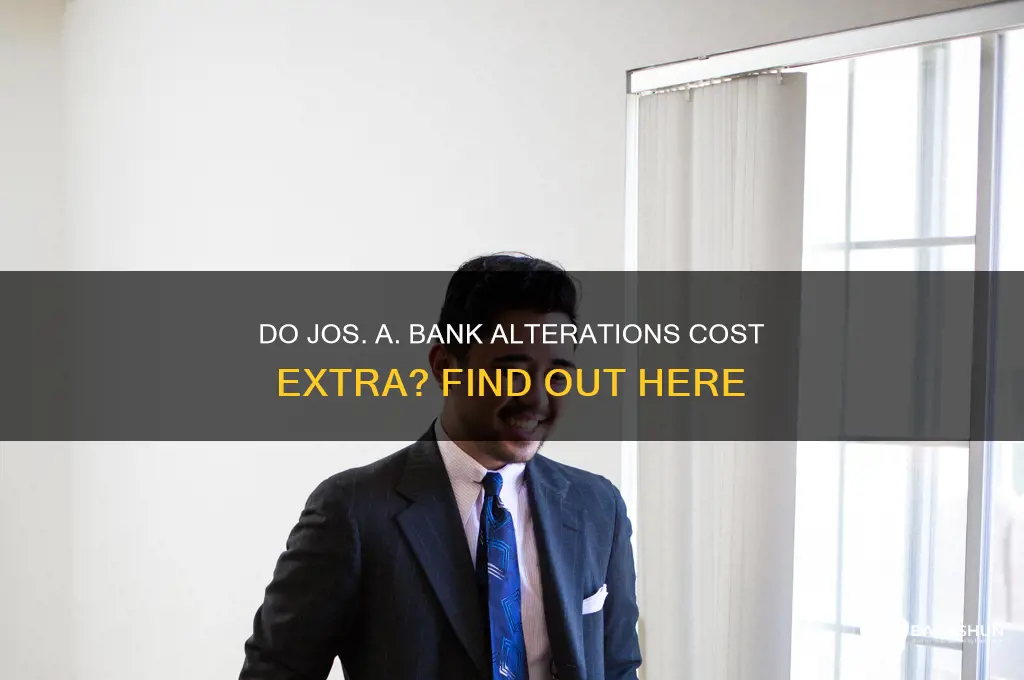 does jos a bank charge for alterations