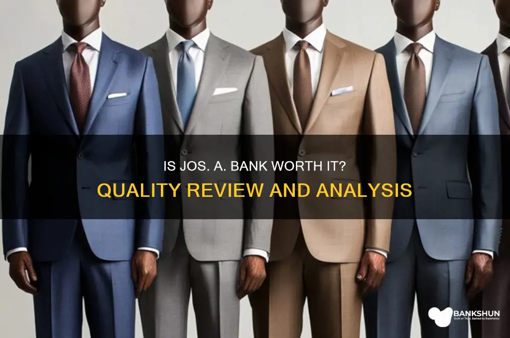 does jos a bank sell good quality