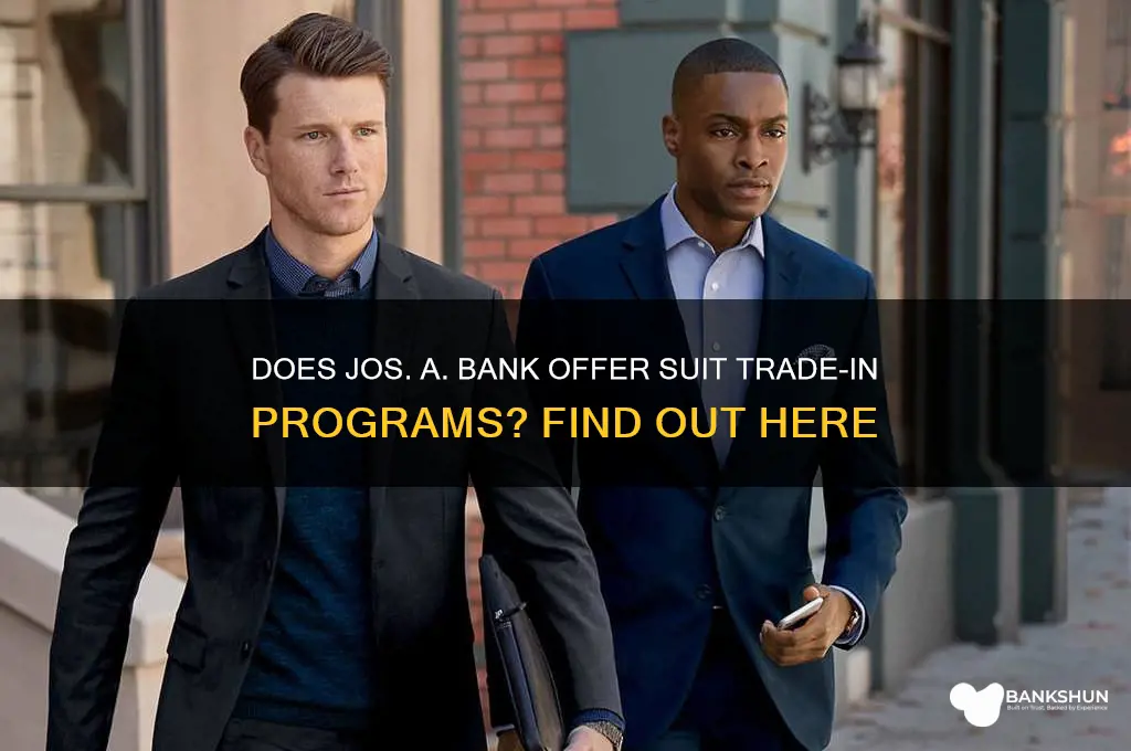 does jos a banks trade in suits