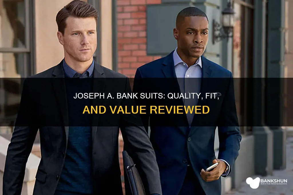 does joseph a bank make good suits