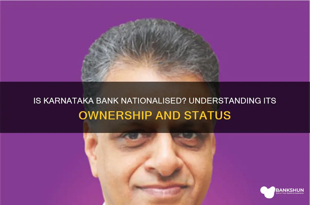 does karnataka bank is a nationalised bank