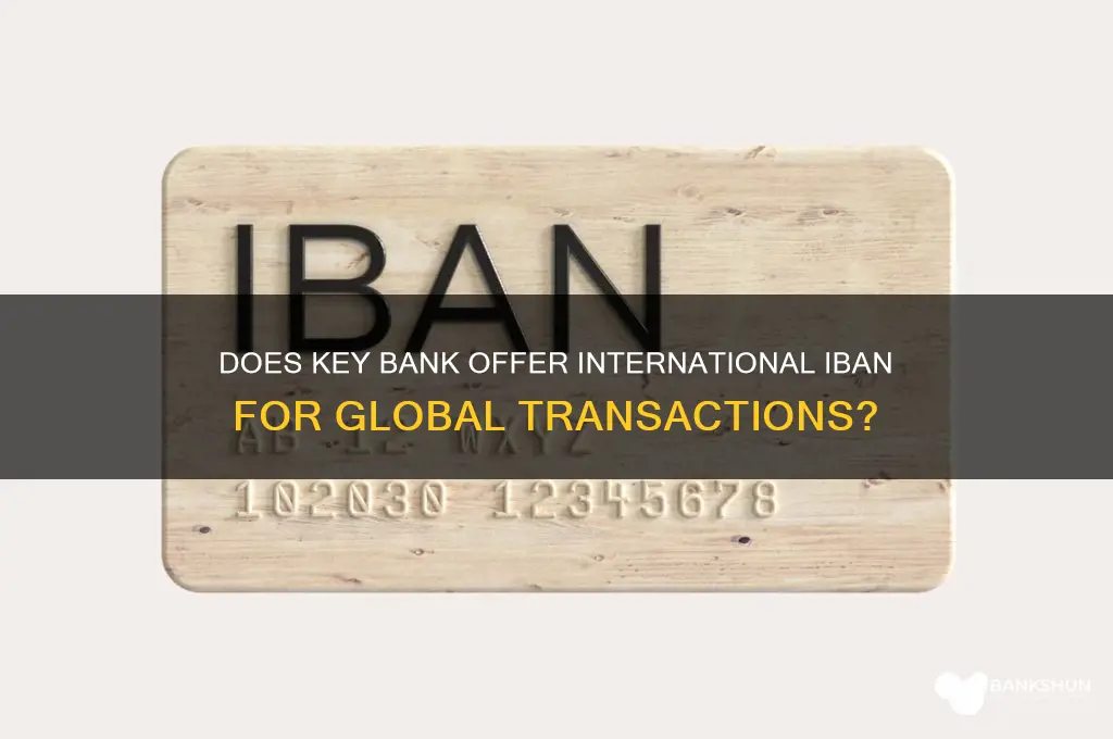 does key bank have an international iban