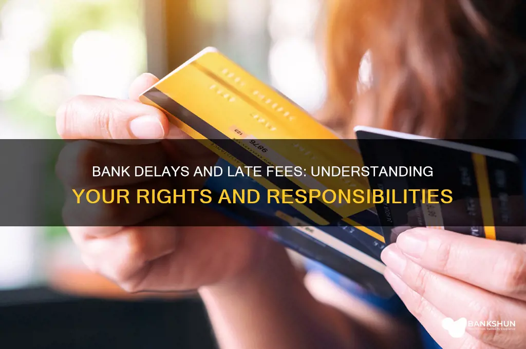 does late fee apply for bank delays