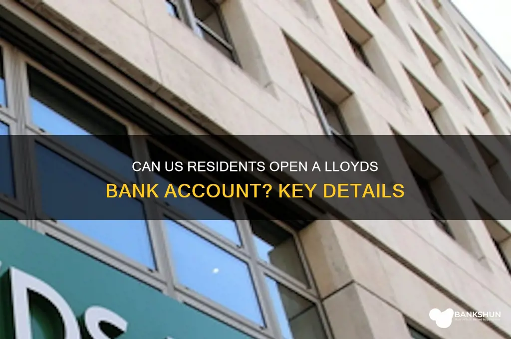 does lloyds bank accept customers from usa