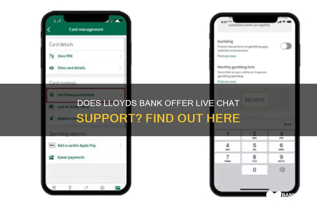 does lloyds bank have a live chat