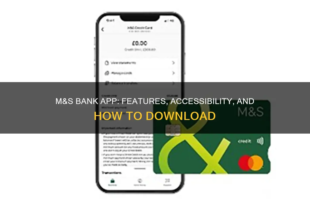 does m&s bank have an app