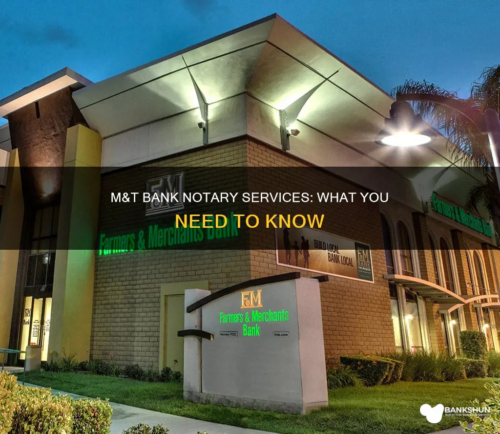 does m&t bank have a notary