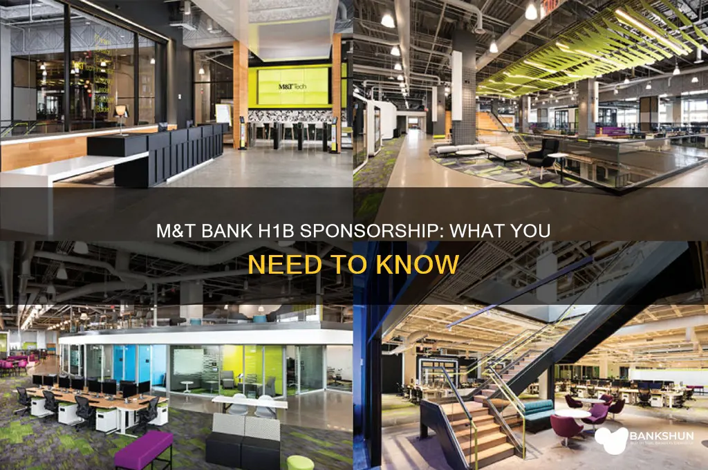 does m&t bank sponsor h1 b
