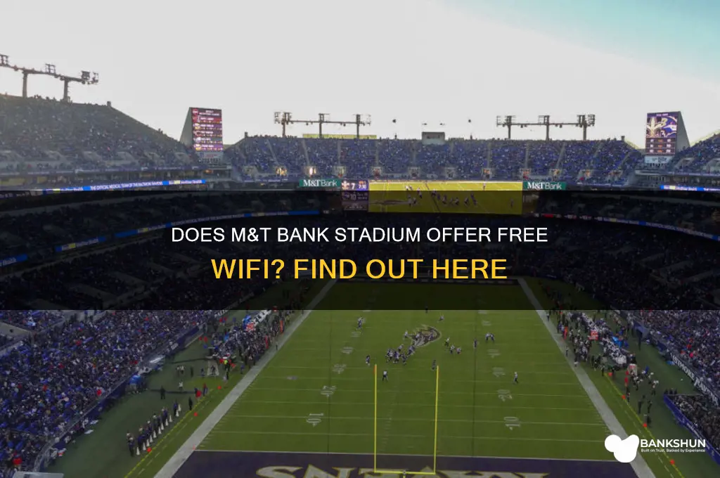 does m&t bank stadium have wifi