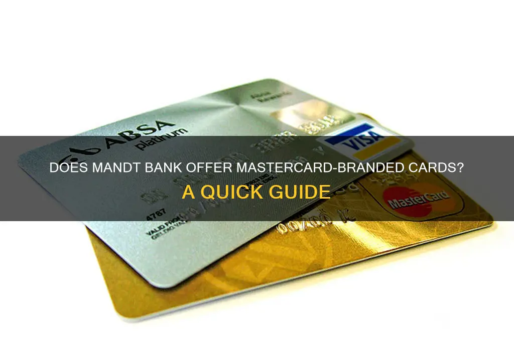 does mand t bank have mastercard symbol