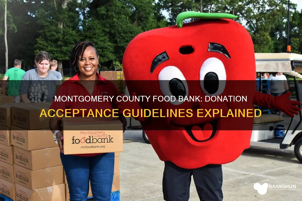 does montgomery county food bank accept donations