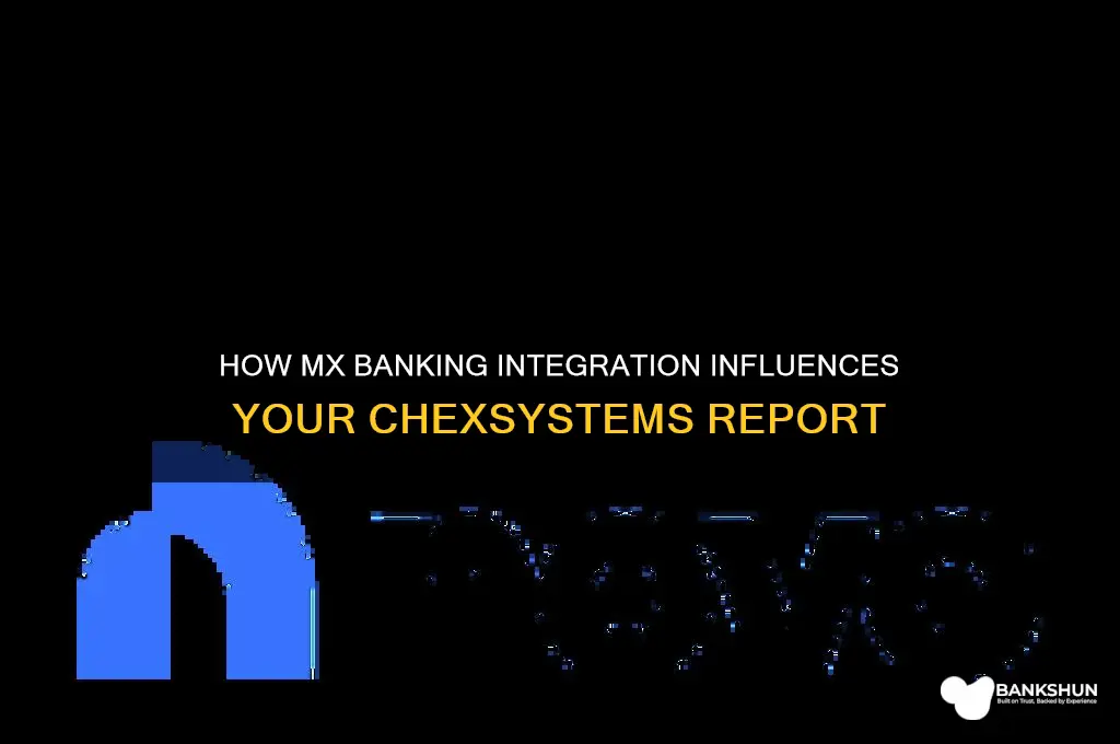 does mx in banking affect chexsystems report