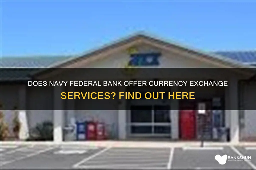 does navy federal bank do currency exchange