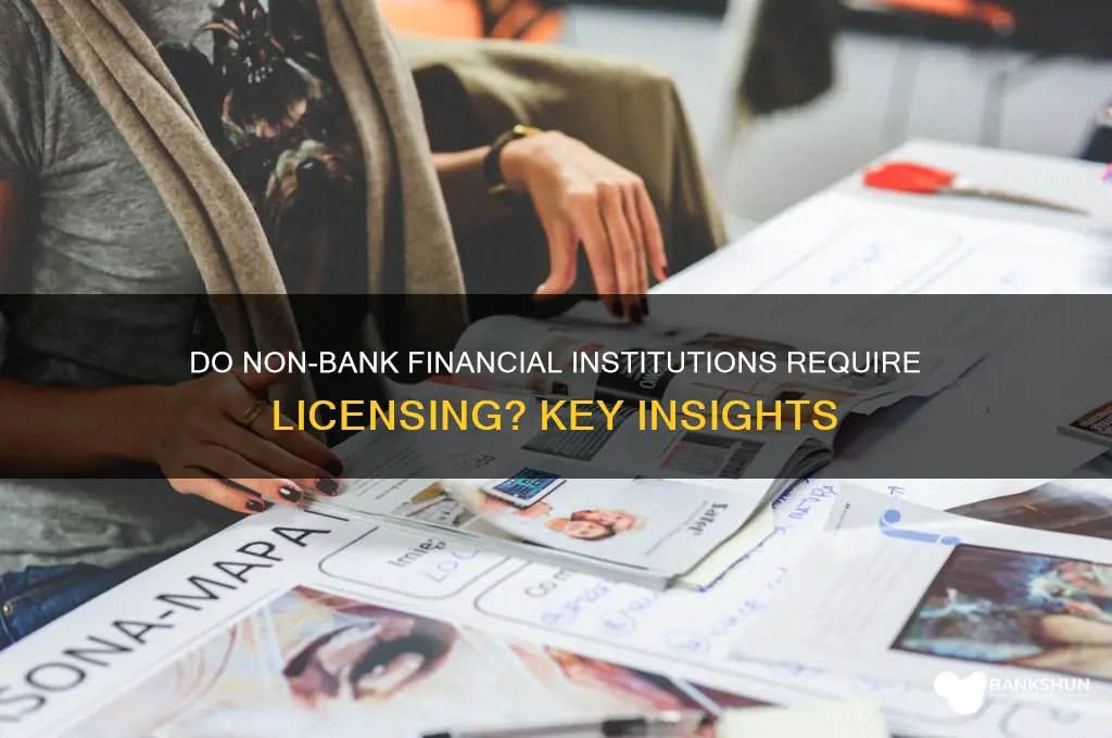 does non-bank financial institution needs license