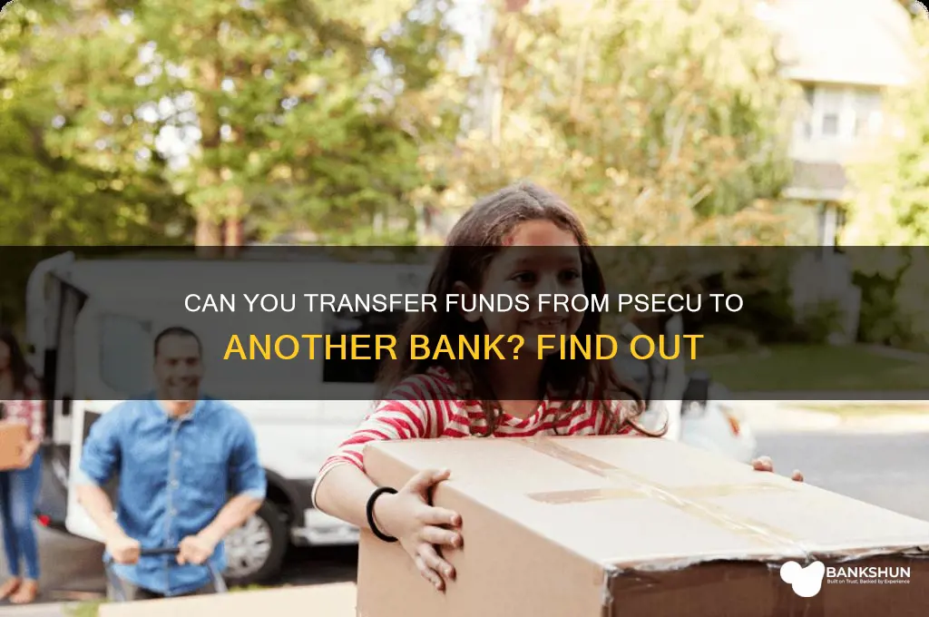does psecu allow transfers to another bank