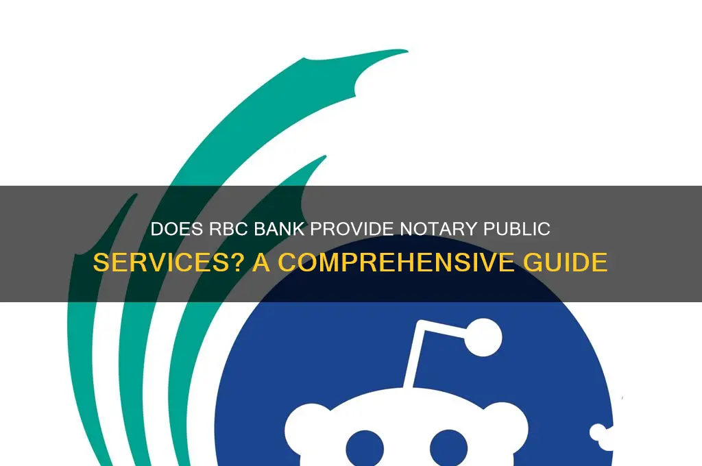 does rbc bank offer notary public services