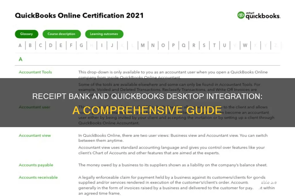 does receipt bank integrate with quickbooks desktop
