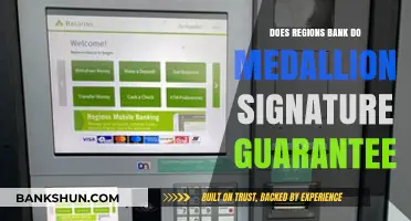 Does Regions Bank Offer Medallion Signature Guarantee Services?