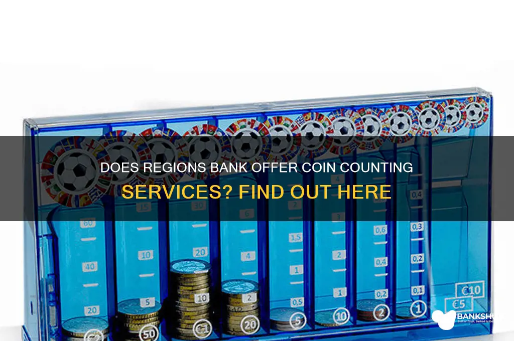 does regions bank have a coin counter