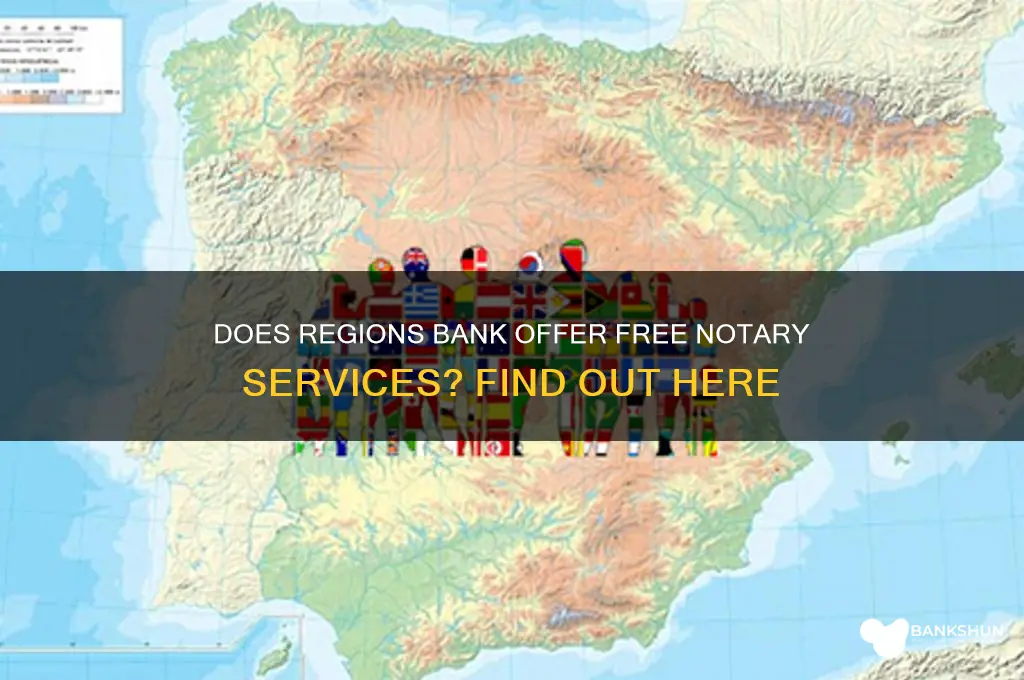 does regions bank have a free notory