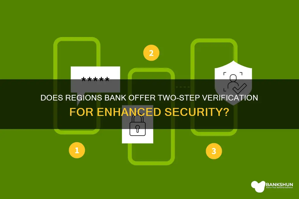does regions bank offer two step verification