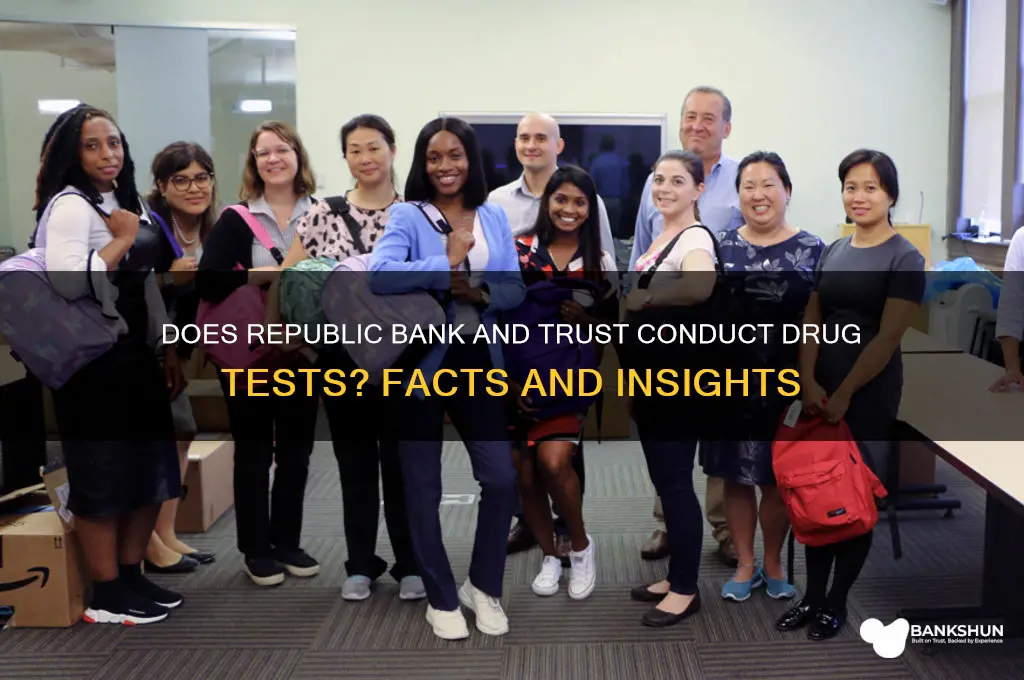does republic bank and trust drug tet