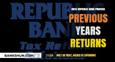 Does Republic Bank Process Previous Years' Tax Returns?