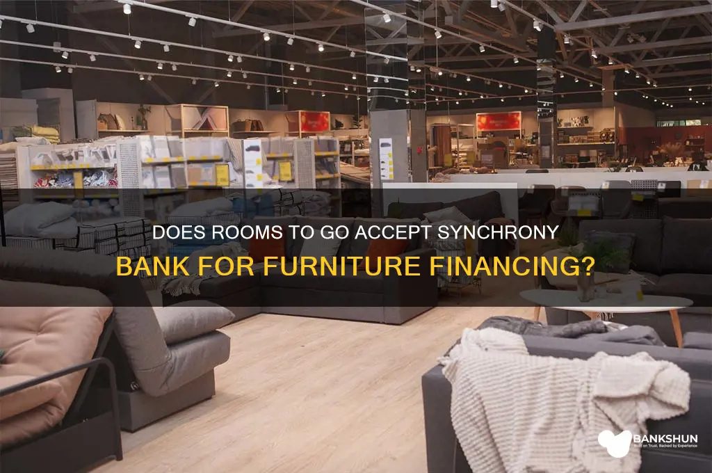 does rooms to go accept synchrony bank
