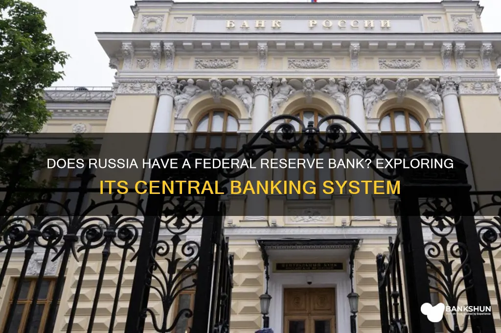does russia have a federal reserve bank