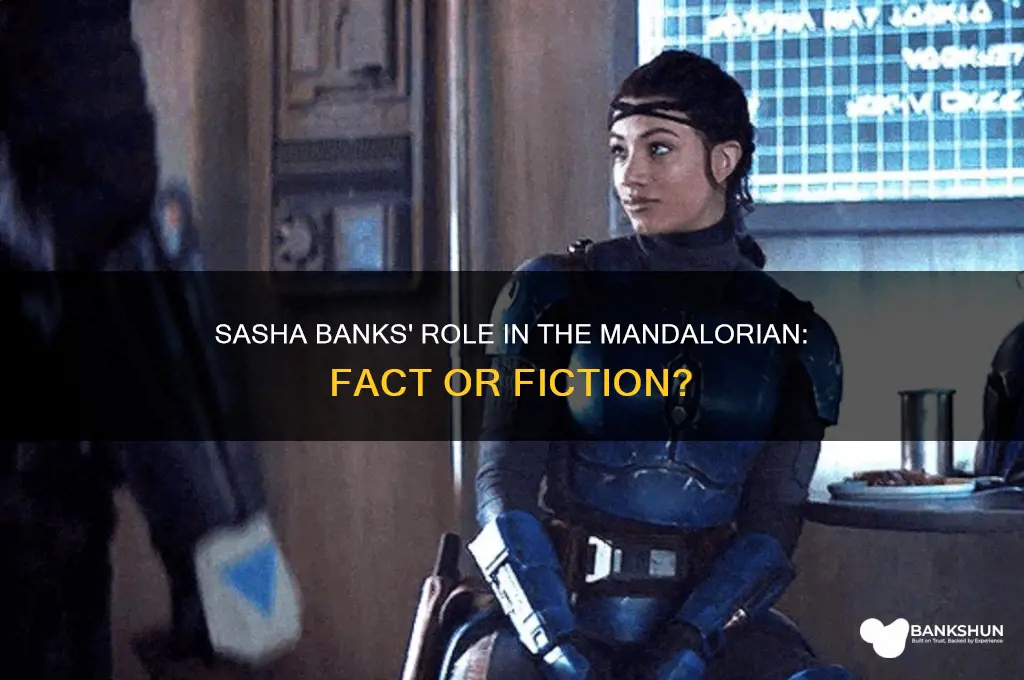 does sasha banks play in the mandalorian