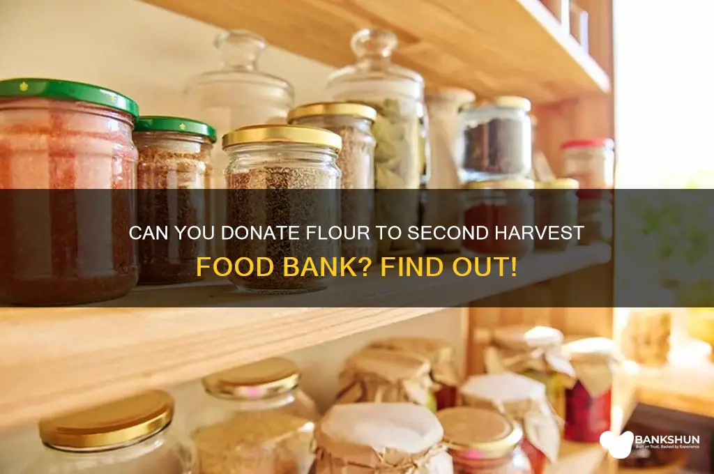 does second harvest food bank take flour