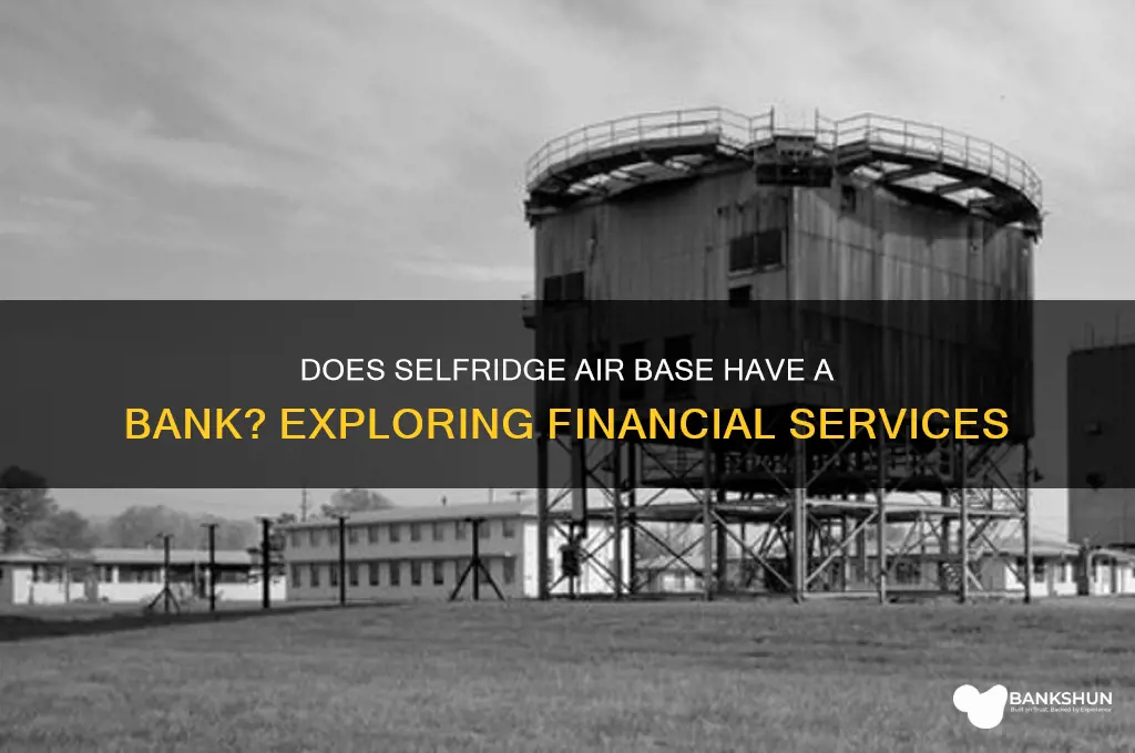does selfridge air base have a bank
