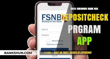 Does Simmons Bank Offer a Mobile Deposit Checks Program App?