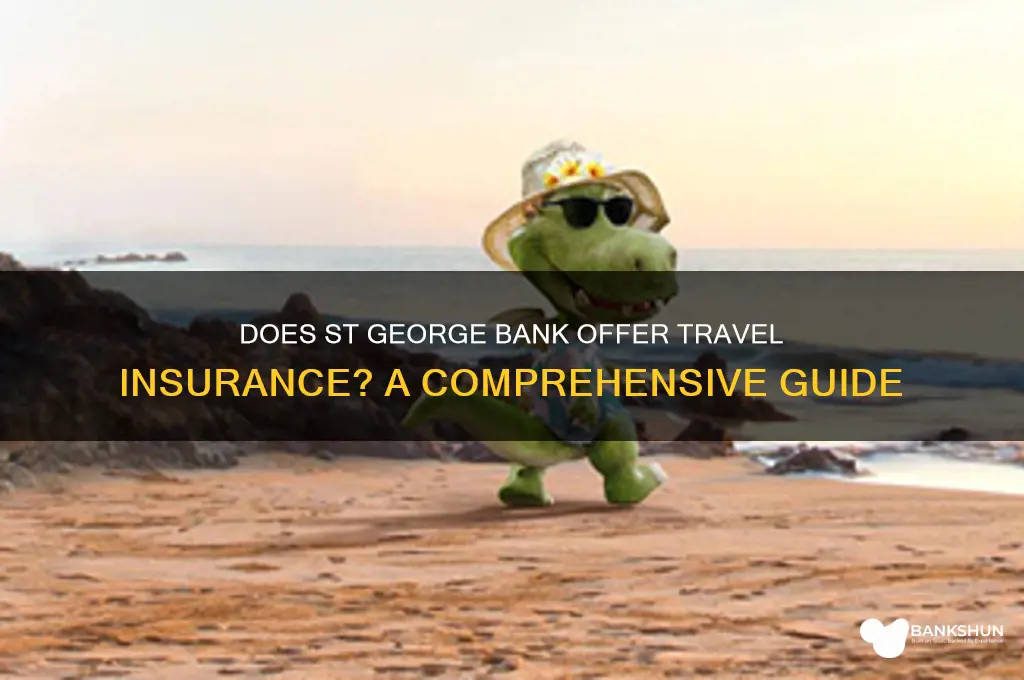does st george bank have travel insurance