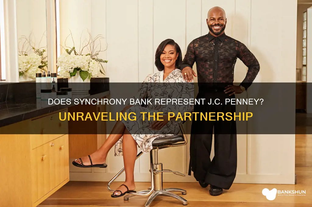 does synchrony bank represent j c penny