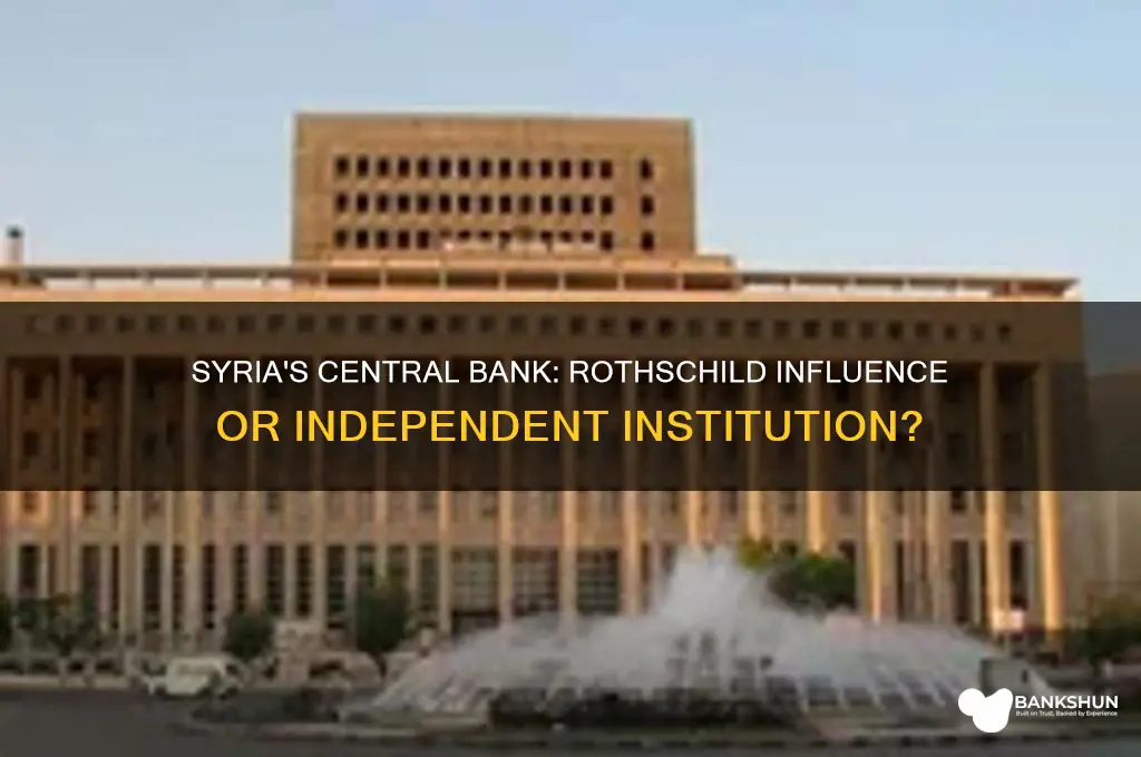 does syria have a rothschild central bank
