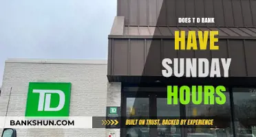TD Bank Sunday Hours: Are Branches Open on Weekends?
