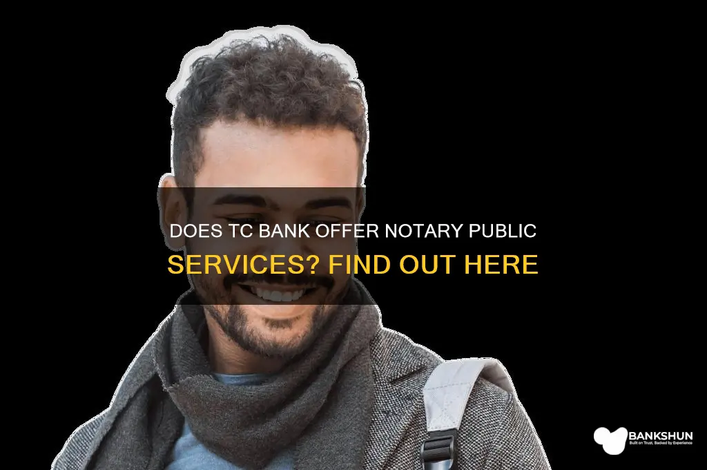 does tc bank have notary public services