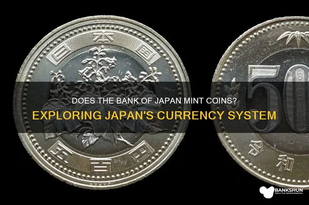 does the bank if japan issue coinage