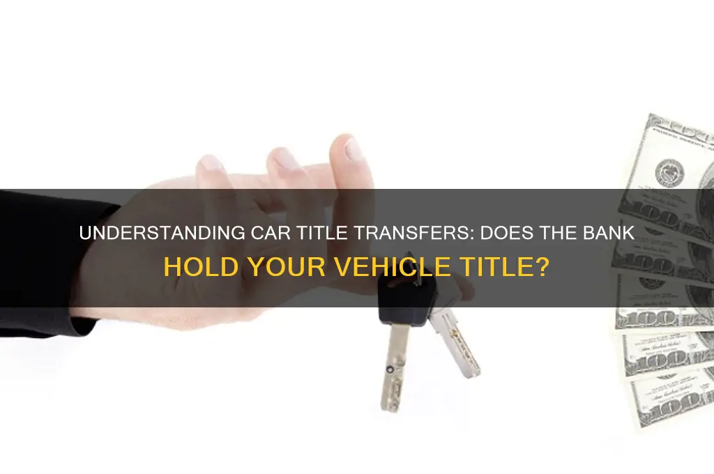 does the bank receive the title car