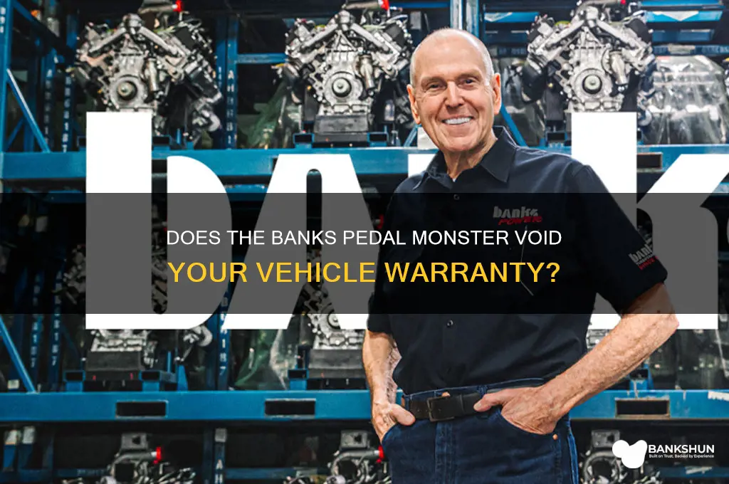 does the banks pedal monster void warranty
