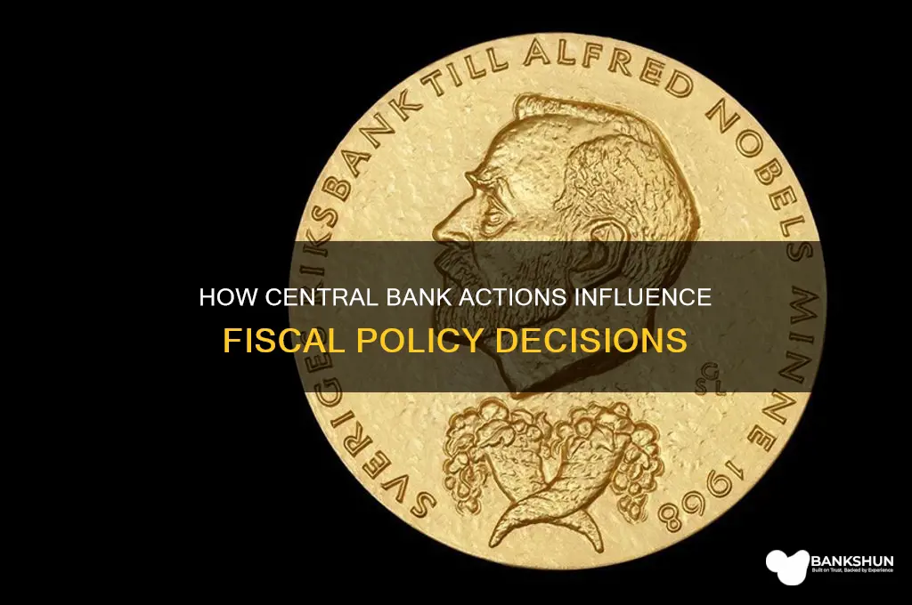 does the central bank affect fiscal policy