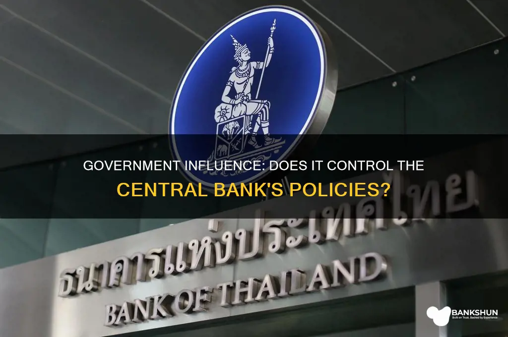 does the government control the central bank